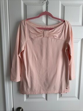 kate spade Light Pink Bow-Back Long Sleeve Top